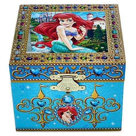 mermaid metal jewelry box|disney little mermaid jewelry box.